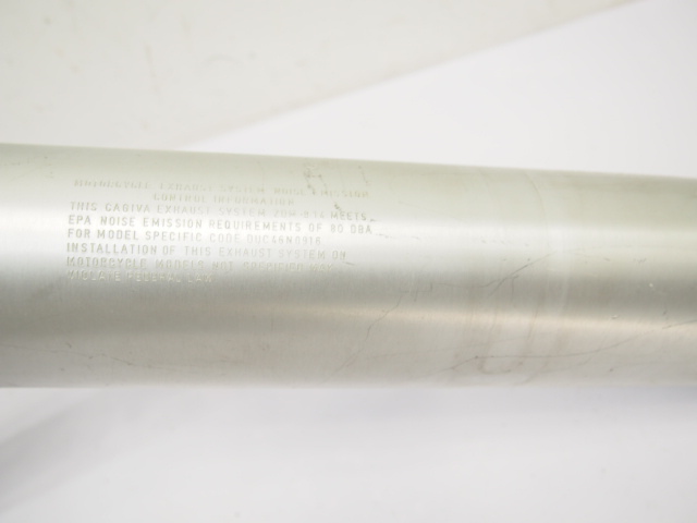  Ducati DUCATI 916 оригинальный muffler. глушитель левый ZDM-B14 печать 96 год 