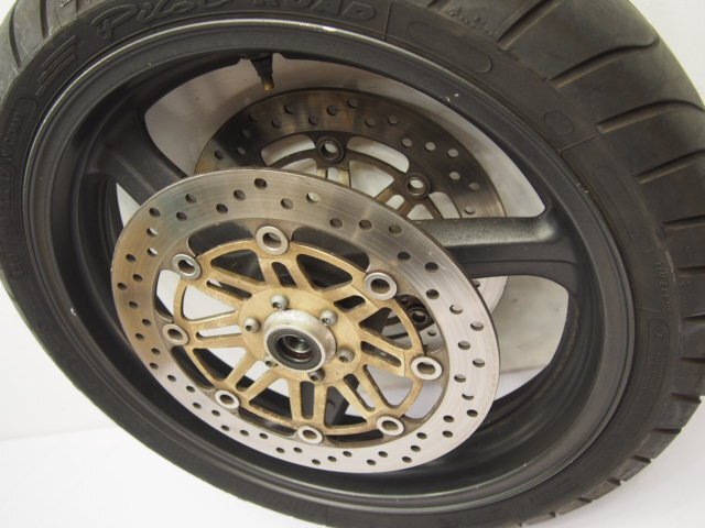 CB400SF純正フロントホイール 前ホイール 17x3.50 NC39 NC42 77R刻印 CB400SBボルドール ディスク_画像2