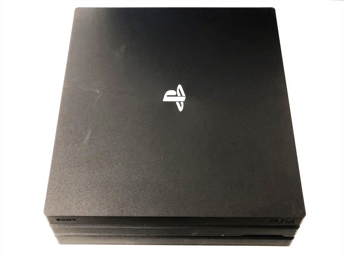 【1円】PS4Pro 本体 セット 1TB ブラック SONY PlayStation4 Pro CUH-7200B 動作確認済 プレステ4プロFW7.02 DC05-925jy/G4の画像3