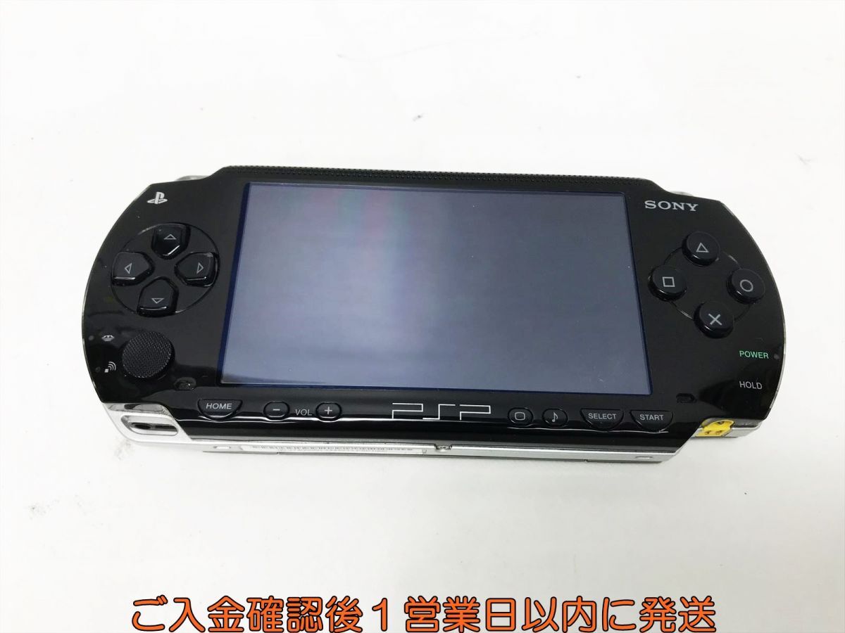 【1円】SONY PlayStation Portble PSP-1000 本体 ブラック 初期化済 未検品ジャンク バッテリー・裏面カバー欠品 G02-424os/F3_画像1