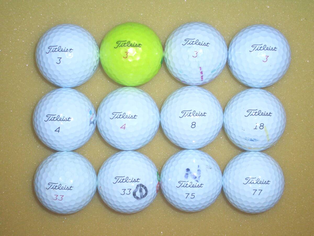 (△)中古品　タイトリスト Pro V1x & Pro V1 (12球)_画像1