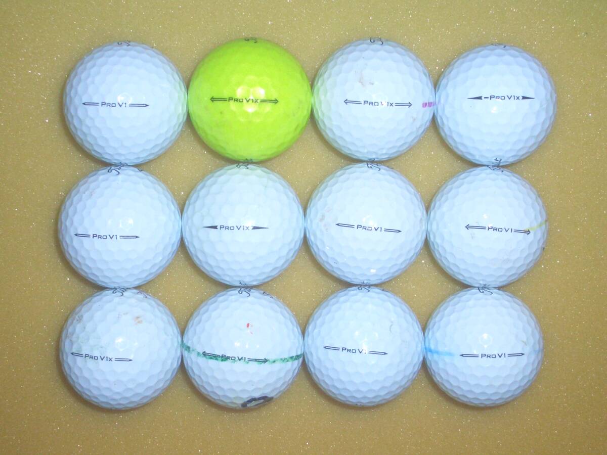 (△)中古品　タイトリスト Pro V1x & Pro V1 (12球)