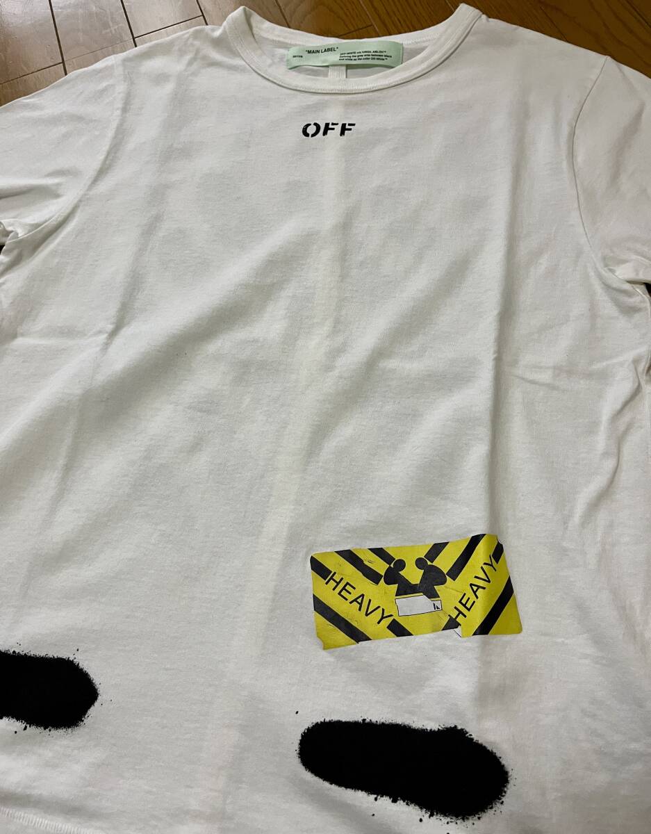 OFF-WHITE オフホワイト ロゴTシャツ ホワイト size XS_画像8