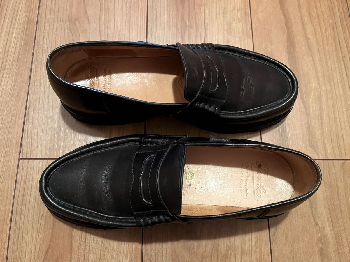 Paraboot Reims サイズ7ハーフ NOIR ノアール パラブーツ ランス ミカエル CHAMBORD ブラック 