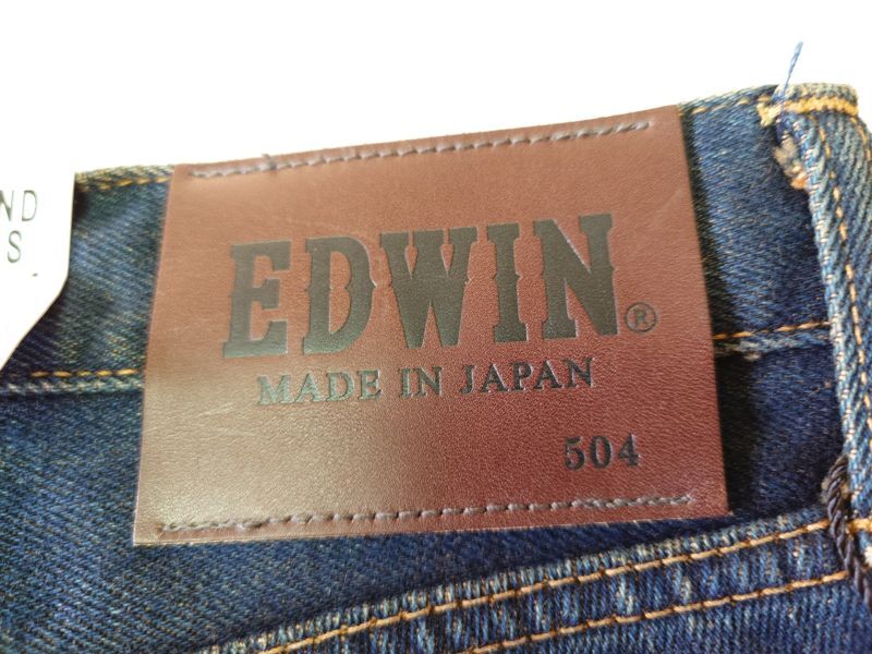 ★★未使用 EDWIN 504 W34 ルーズストレート★★_画像5