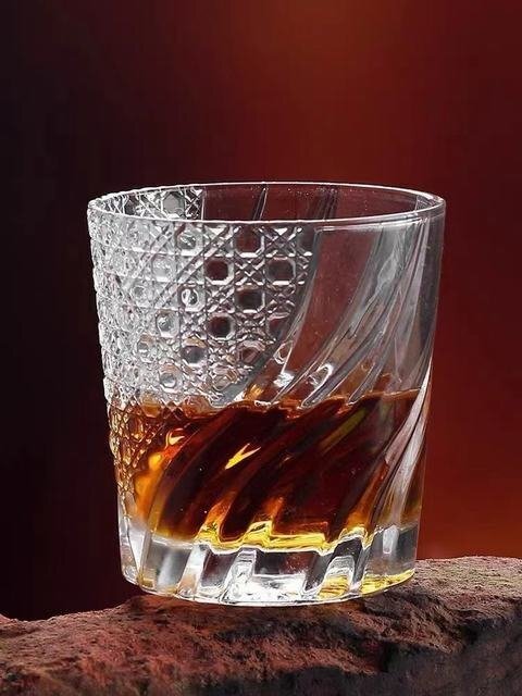 ウイスキーグラス ロックグラス ブランデーグラス ウイスキー クリア グラス クリスタルグラス 260ml ２個セットの画像6