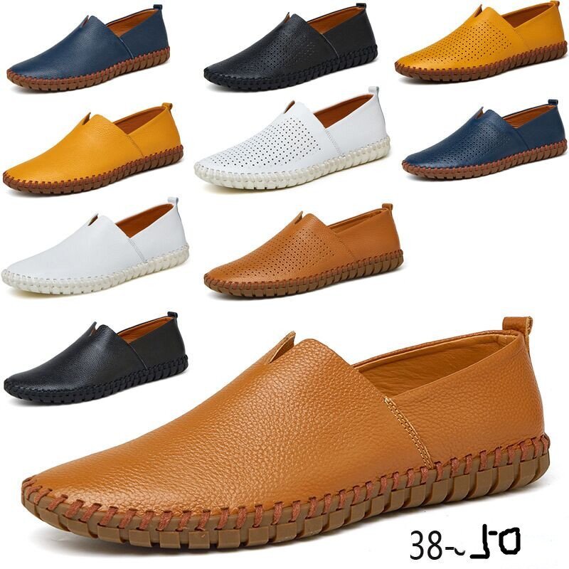 XX-fzld-995 размер 50 желтый новый товар Loafer мужской обувь для вождения ручная работа натуральная кожа туфли без застежки мужской обувь легкий "дышит" джентльмен обувь 38-50 выбор 