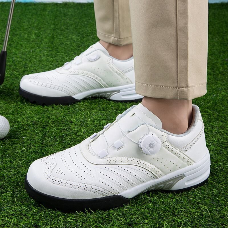 GRF-lsn 40 white / man and woman use ... slide enduring . water-repellent ventilation strong elasticity . men's golf shoes sport shoes sneakers Fit feeling 36-46 selection 