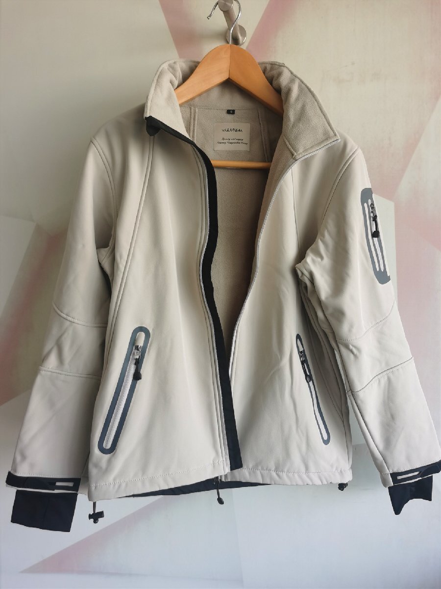 FS-WHITE series absolute size XL super popular Northern Europe vkingar high class * high performance material . manner / protection against cold / waterproof / easy size hood removal and re-installation baseball feeling of luxury jacket outer 