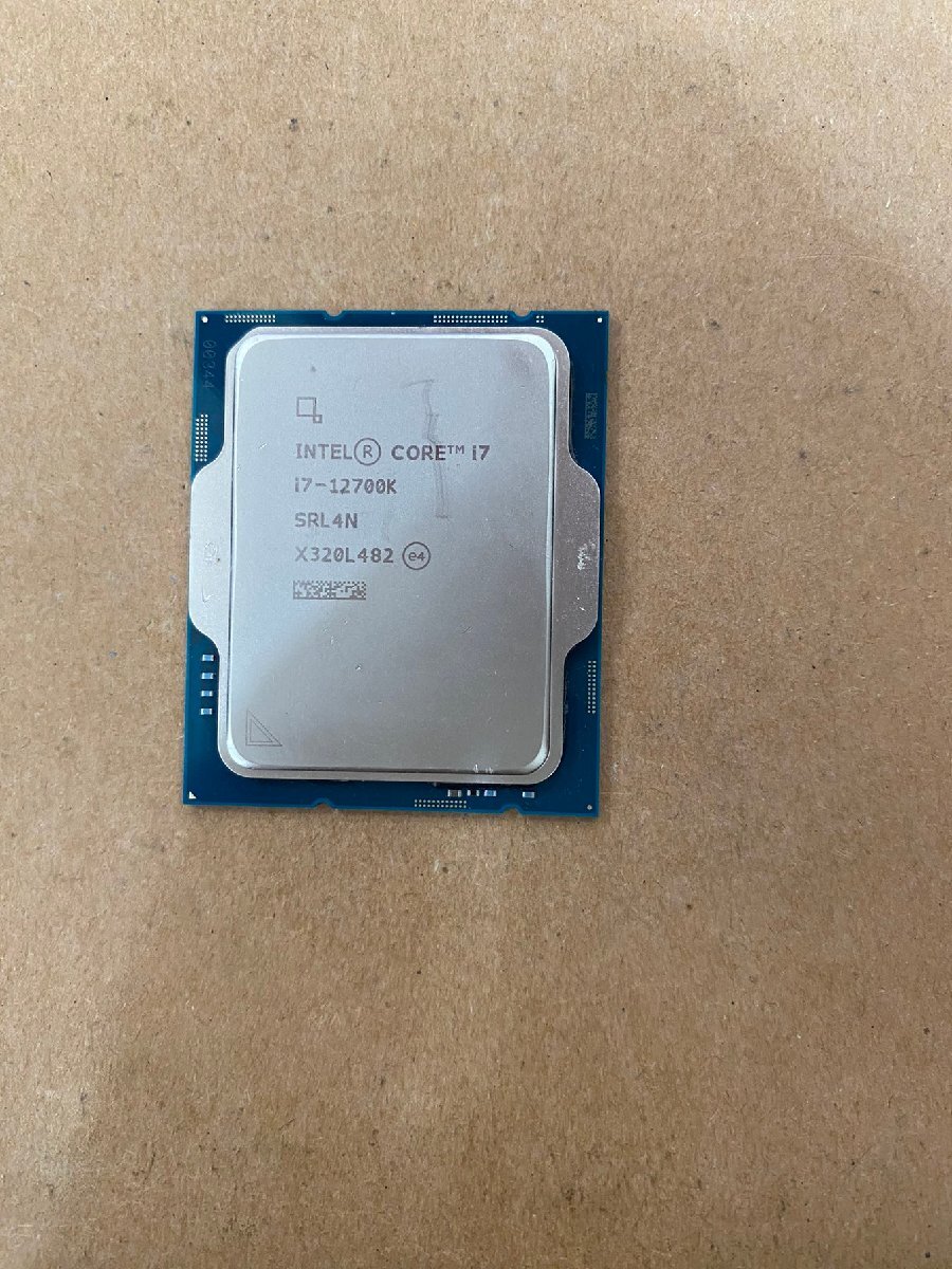 # junk #Intel Core i7-12700k CPU operation not yet verification C358