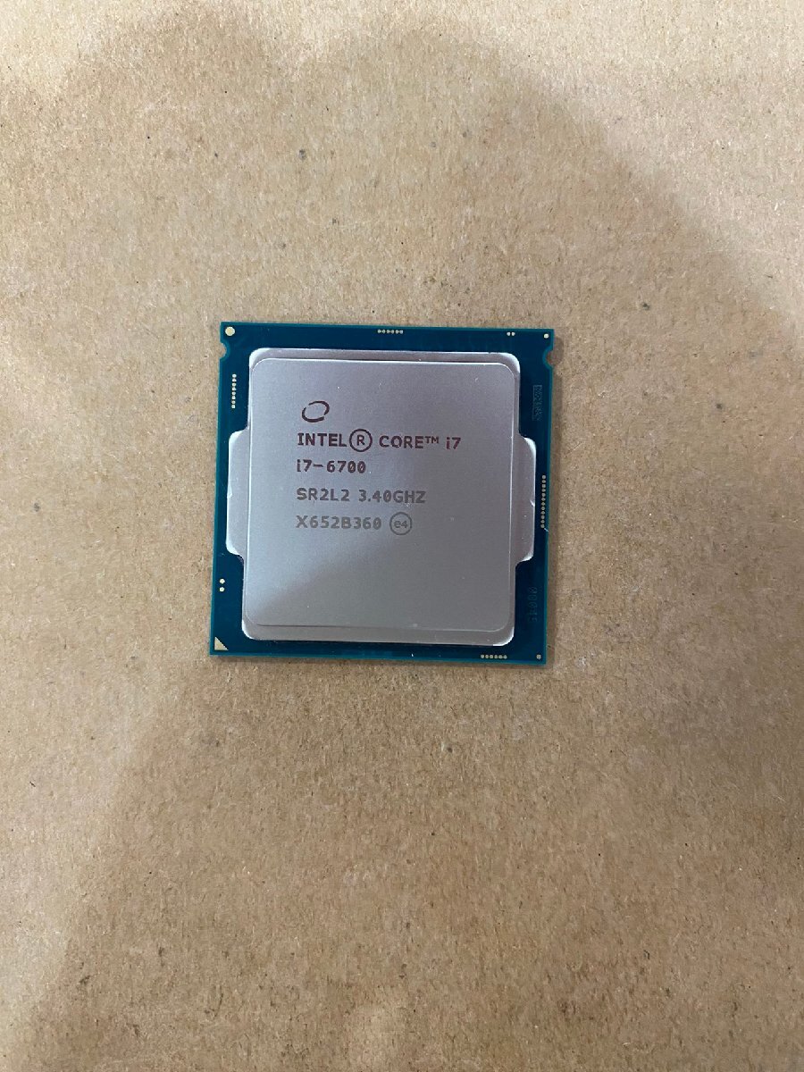 ■ジャンク品■Intel Core i7-6700 CPU 動作未確認 C392の画像1