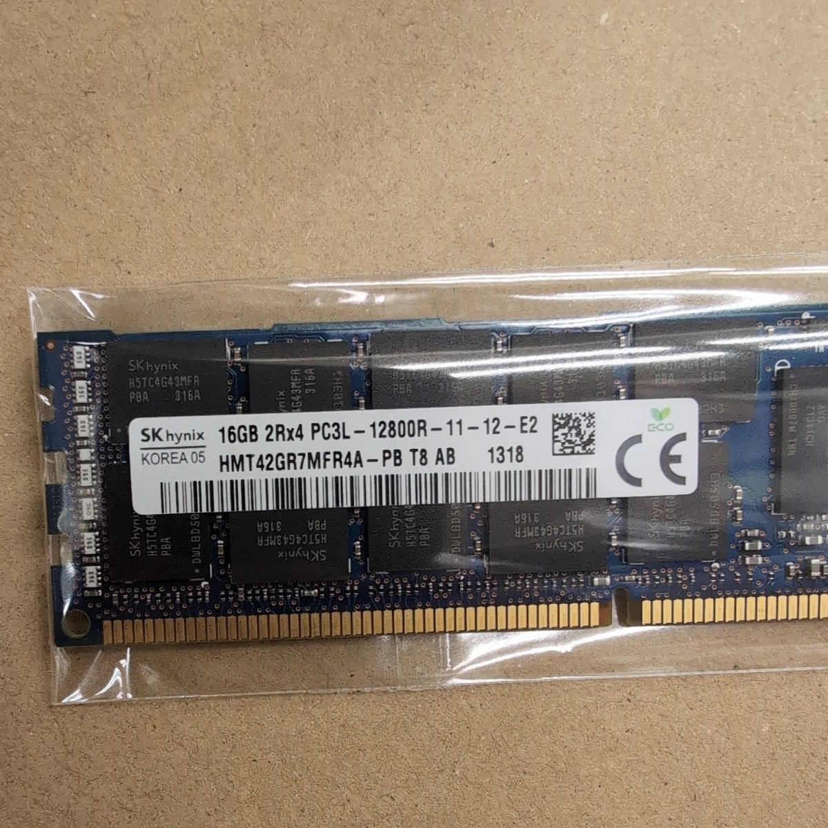 【4枚/計64GB】SKHynix DDR3L-12800R 16GB ECC Registered サーバー メモリ ECC REG DDR3-1600の画像3