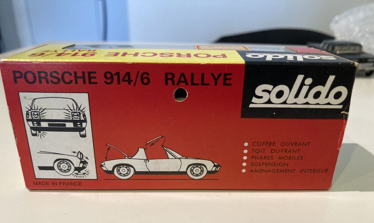 ソリド ポルシェ914/6 当時物 ミニカー SOLIDOの画像2