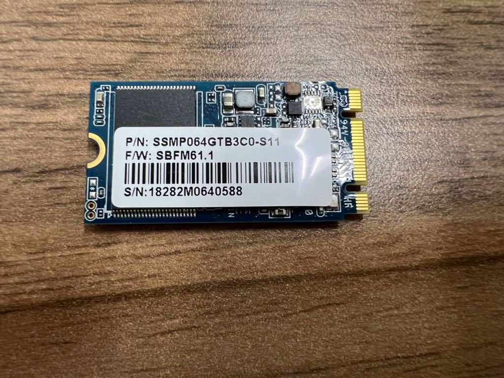 M.2 SSD new goods unused #Phison SSMP064GTB3C0-S11 64GB SATA6G 2242