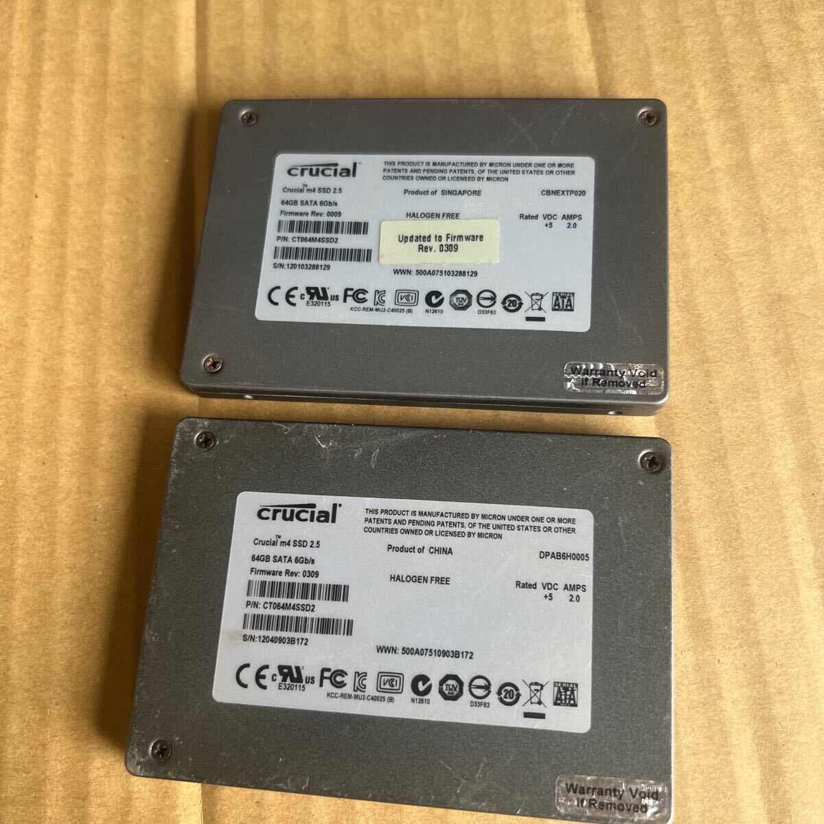 64retapa520 jpy shipping used Crucial 500GB SSD