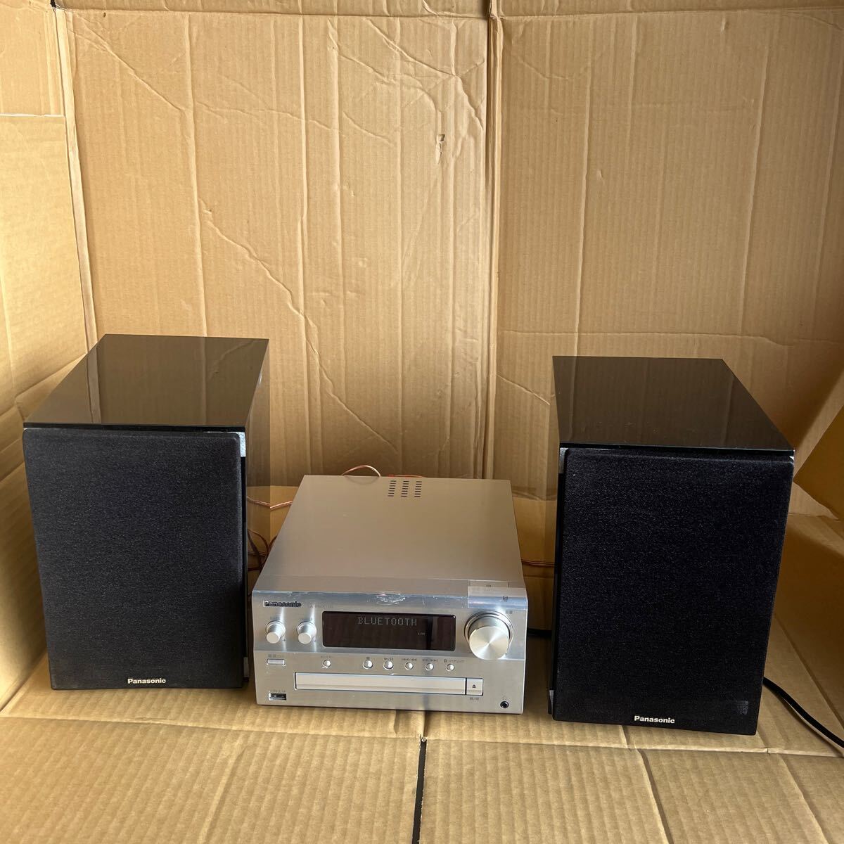 86 Yupack payment on delivery shipping used Panasonic [SA-PMX100 SB-PMX100]CD stereo system pair speaker set Panasonic 
