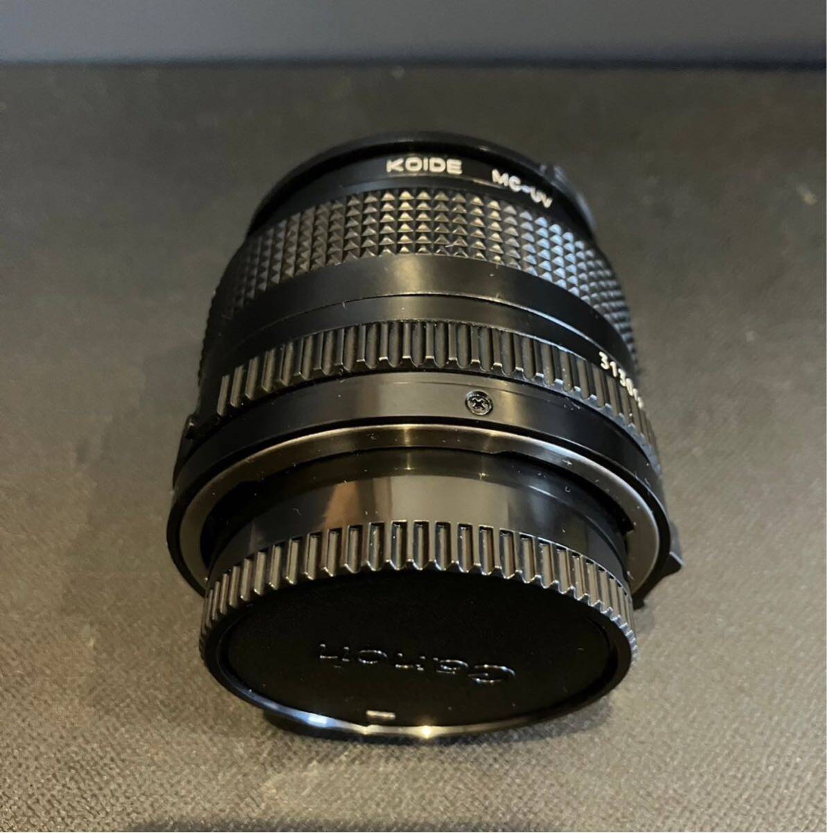 CANON キャノン KOIDE MC-UV ZOOM LENS FD 1:2.8 28mm 52Φ交換レンズ 望遠レンズ 一眼レフカメラレンズ フォルム 一眼レフの画像6