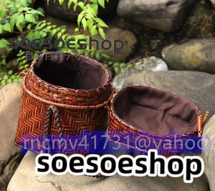  new goods appearance! bamboo braided up basket back handmade basket stylish shopping basket storage bag 