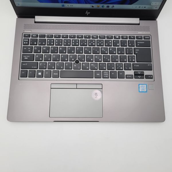 ★AC付き/USBポート訳あり★ HP ZBook 14u G6 [Core i7 8565U 16GB 512GB 14インチ Windows11 Pro] 中古 ノートパソコン (5641)の画像4