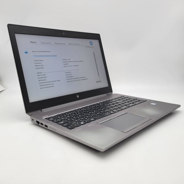 ★外観訳あり★ HP ZBook 15 G6 [Core i7 9750H 16GB なし 15.6インチ -] 中古 ノートパソコン (6394)の画像2