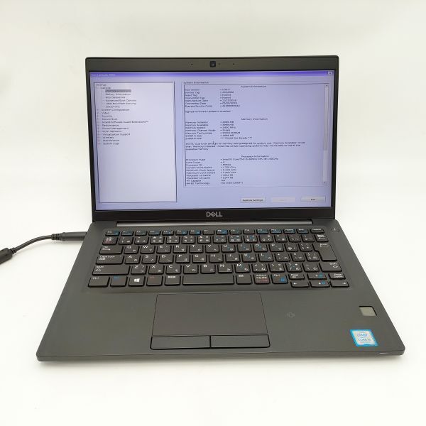 ★AC付き/バッテリー訳あり★ Dell Latitude 7390 [Core i5 8250 4GB なし 13.3インチ -] 中古 ノートパソコン (5936)の画像3