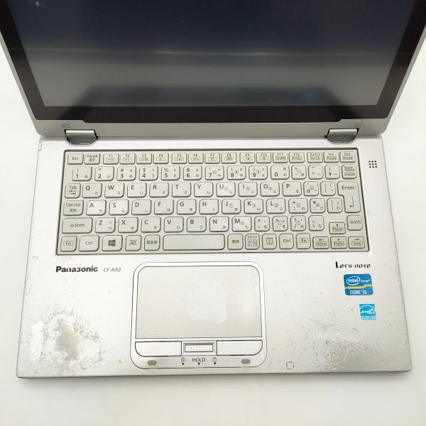 ★AC付き/外観訳あり★ Panasonic Let's note CF-AX2SDBCS [Core i5 3337U 4GB 128GB 11.6インチ -] 中古 ノートパソコン (5947)の画像4