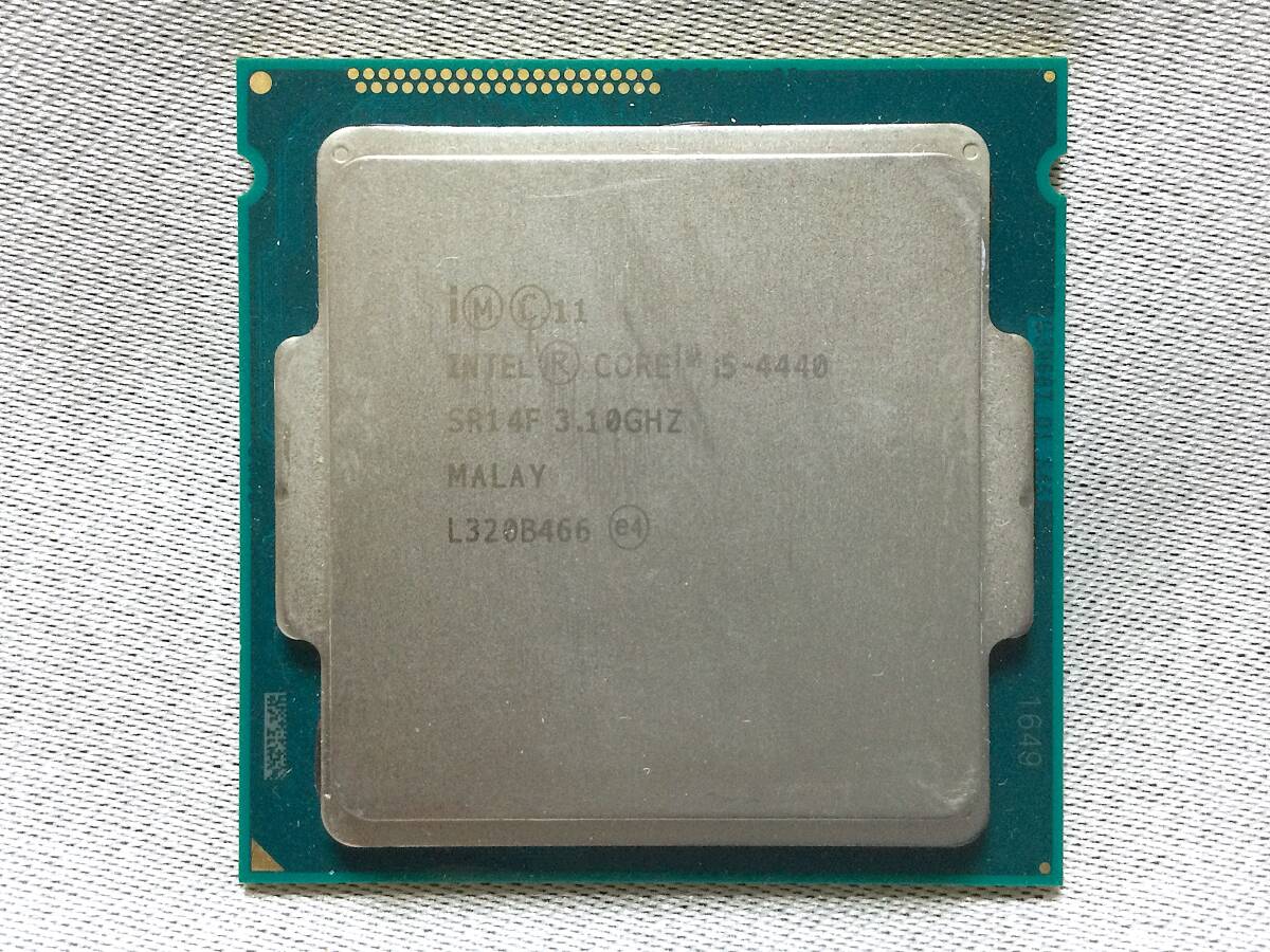 Intel CPU i5-4440 デスクトップPCからの抜き取り品 動作確認済み の画像1