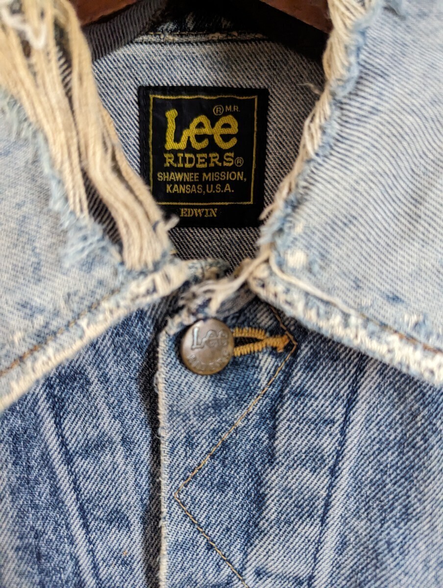 Lee リー デニムジャケット トラッカージャケットサイズ Lくらい Ｇジャン の画像3