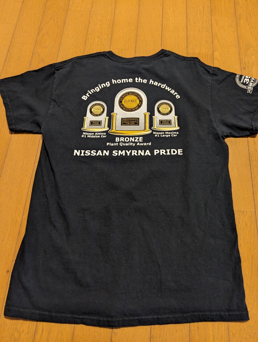 NISSAN Nissan short sleeves T-shirt size L