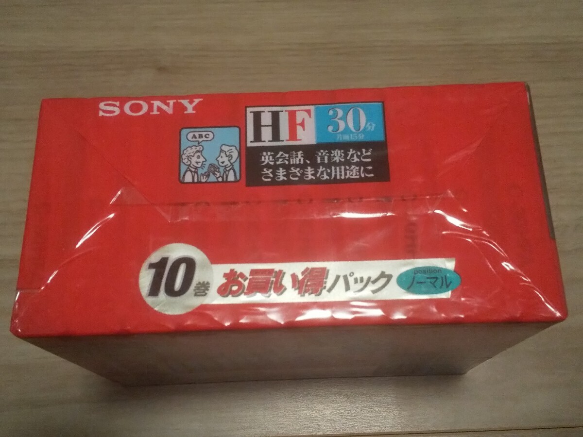 ( new goods unopened ) (10 piece )SONY Sony HF 30 cassette tape 10C-30HFA normal music for tape audio cassette tape *TDK maxell