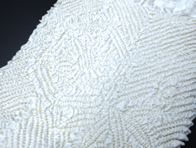 《京都一輝堂》【着物】 和装小物 帯締め 帯揚げ セット 帯締 帯揚 礼装用 絞り 平組 金糸 中抜き 飾り付き 23W-7983の画像3