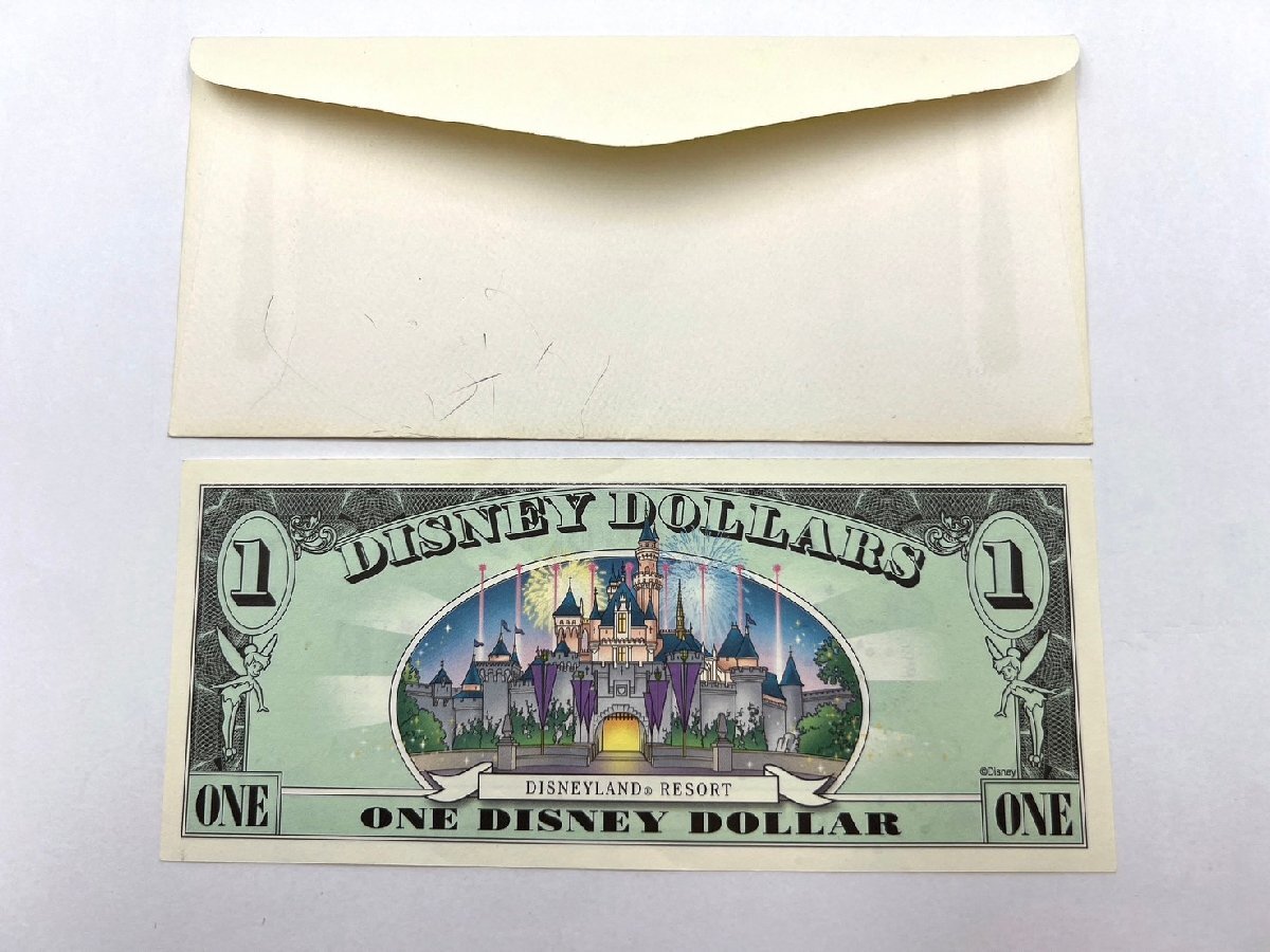 ディズニーダラー 1ドル札（2003年版）$1 A00099305A 紙幣 ミッキーマウス Disney Dollars 袋付 ピン札【AA028】の画像8