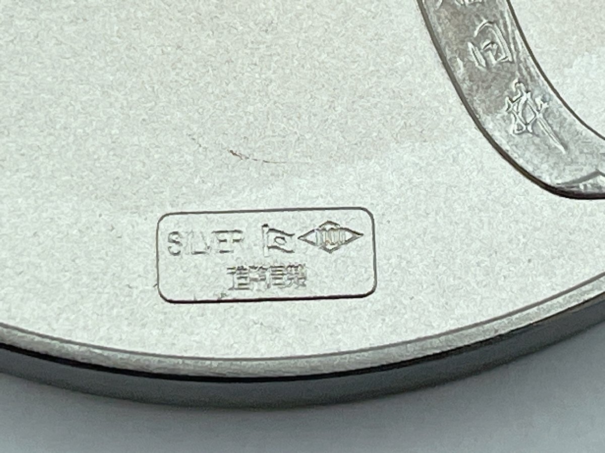 【純銀】平成元年 桜の通り抜け 記念メダル 120g 直径55ミリ 品位証明刻印入 純銀メダル （HA045）_画像5