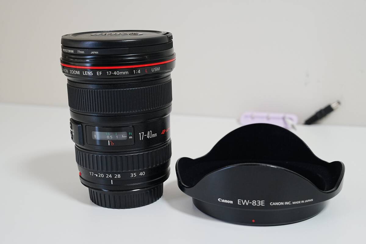 ★美品★キヤノン Canon EF17-40mm F4L USM フルサイズ対応 元箱付の画像2