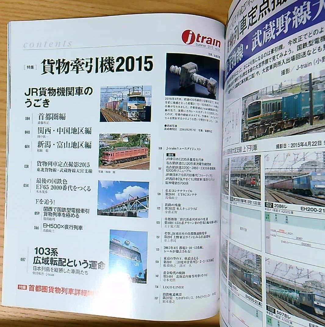 jtrainジェイトレイン vol.58（2005年夏）貨物牽引機2015 JR西103系 上野東京ラインにみる直通運転 E531系の画像7