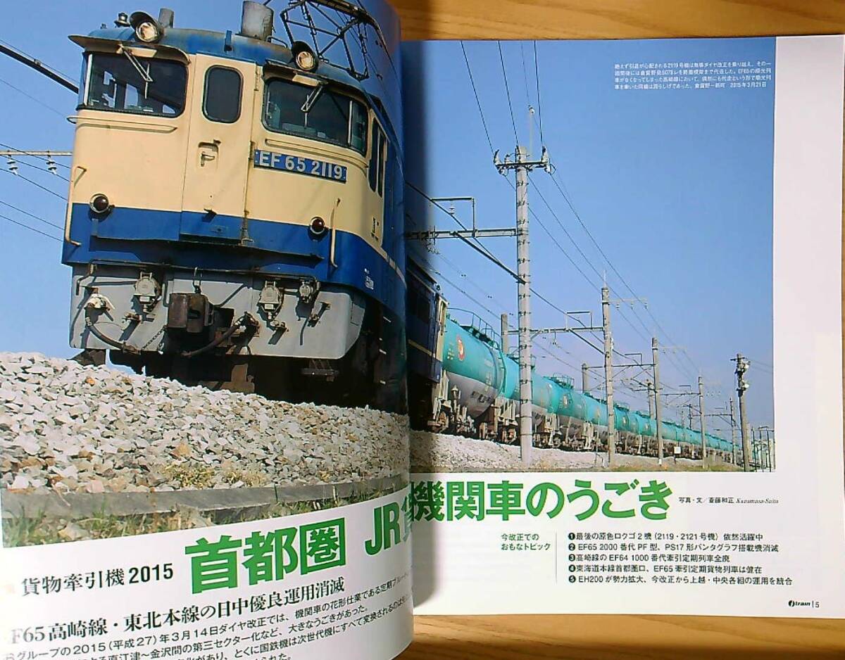 jtrainジェイトレイン vol.58（2005年夏）貨物牽引機2015 JR西103系 上野東京ラインにみる直通運転 E531系の画像2