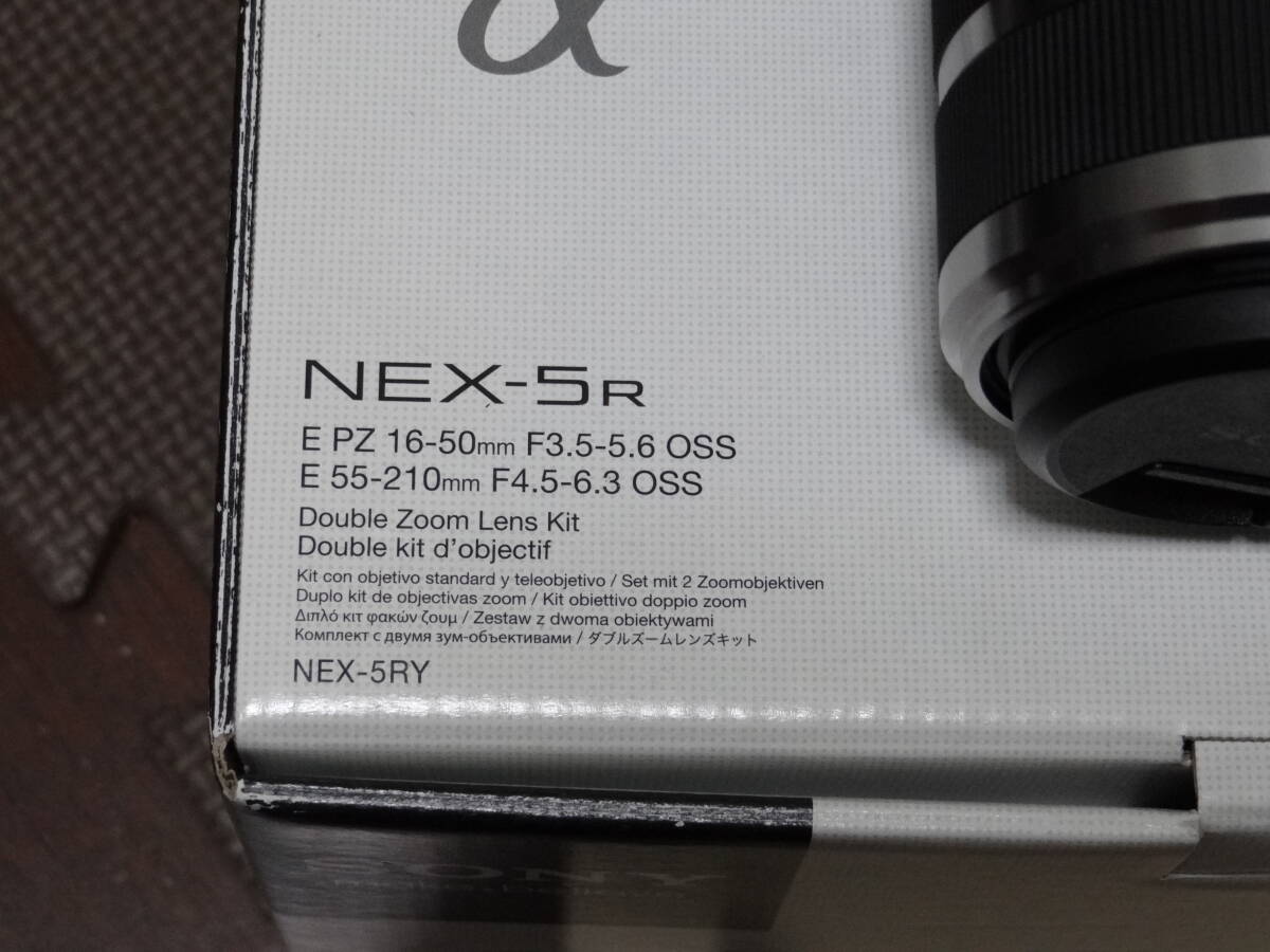 SONY NEX-5RY ダブルズームレンズキット 16-50mm 55-210mm レンズ交換式 ミラーレス一眼デジタルカメラ E-mount α アルファ ソニーの画像9