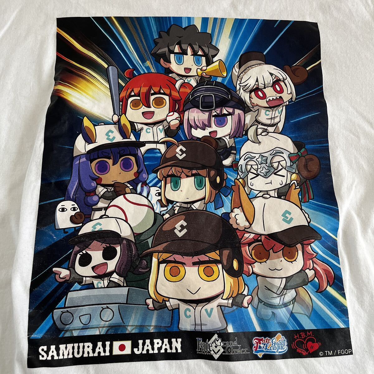 Fate/Grand Order × SAMURAI JAPAN Tシャツ コラボ Tシャツの画像3