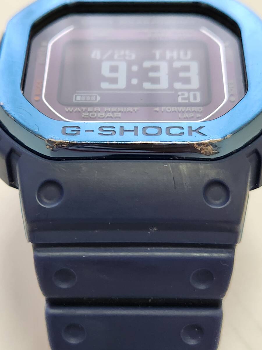 元箱あり G-SHOCK DW H5600MB 2JR G-SQUAD 心拍計 Bluetooth搭載 ブルーの画像4