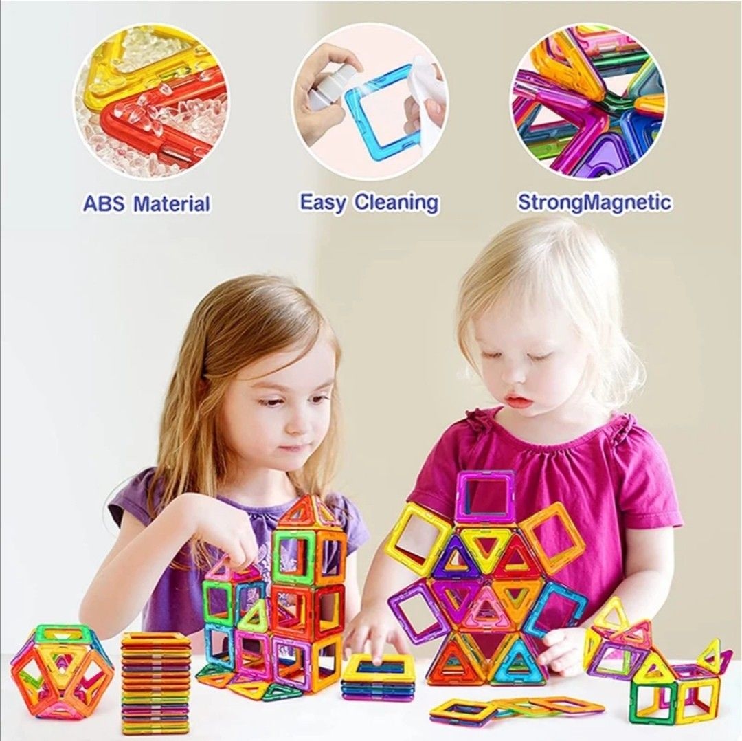 マグネットブロック 磁気おもちゃ マグネットおもちゃ 磁石ブロック 知育玩具 子供 幼児 思考力を高める知育玩具 子供の想像力