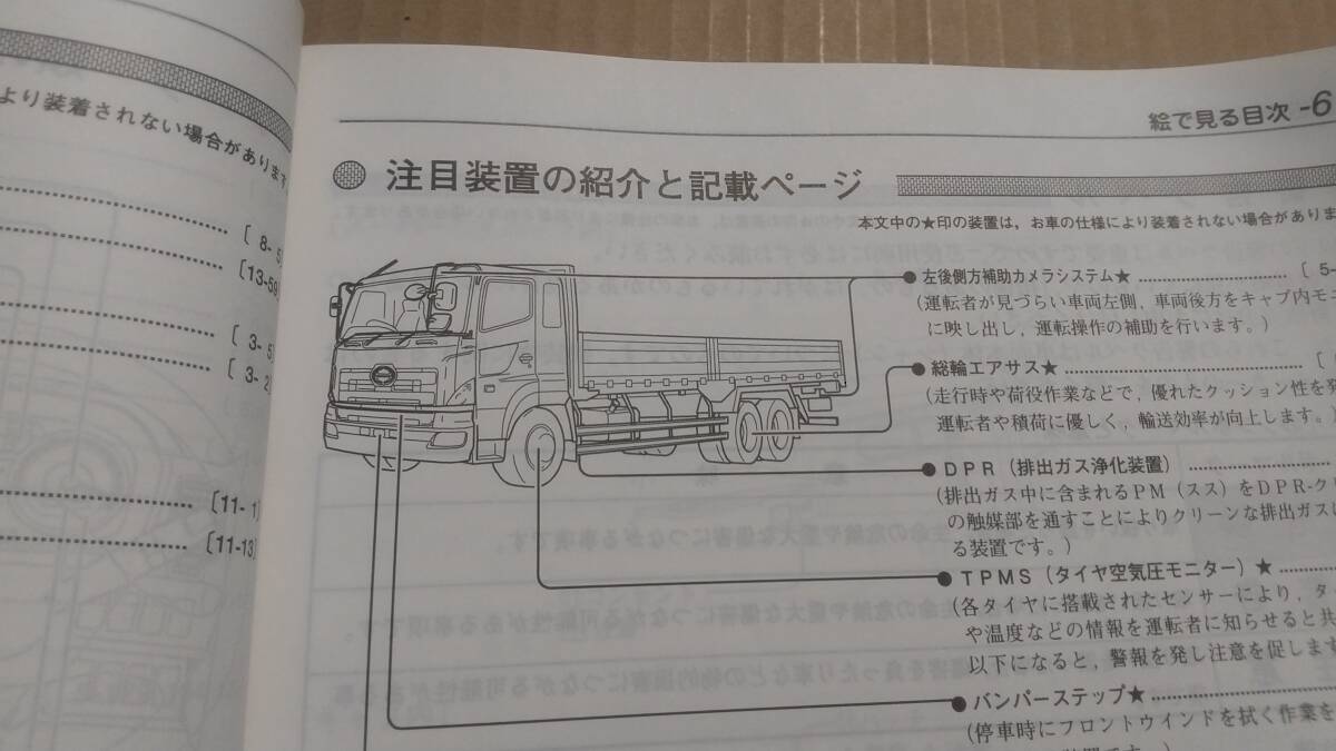 H19 日野 グランド プロフィア 取扱説明書 取説 取り説 グラプロ FS FR FN GN FW FQ FHの画像1