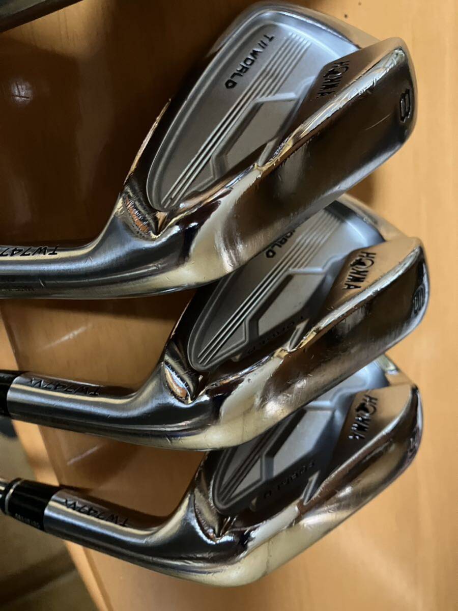 HONMA TW747Vx 5-10 6本セット 専用MODUS Rシャフトの画像2