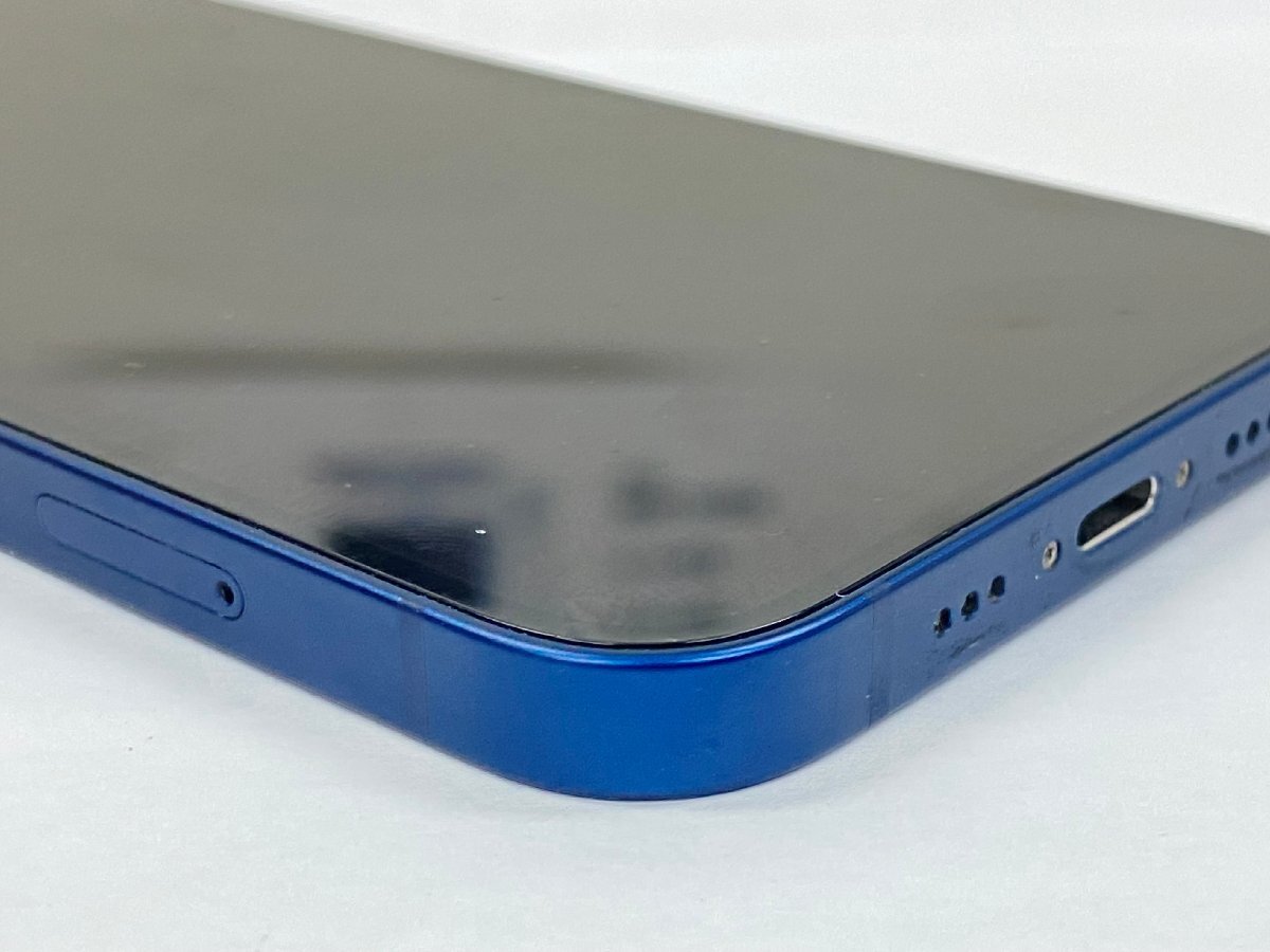 SIMフリー iPhone12 64GB ブルー バッテリー最大容量：80％ 本体のみ 管理番号：4-12【安心保証】の画像8