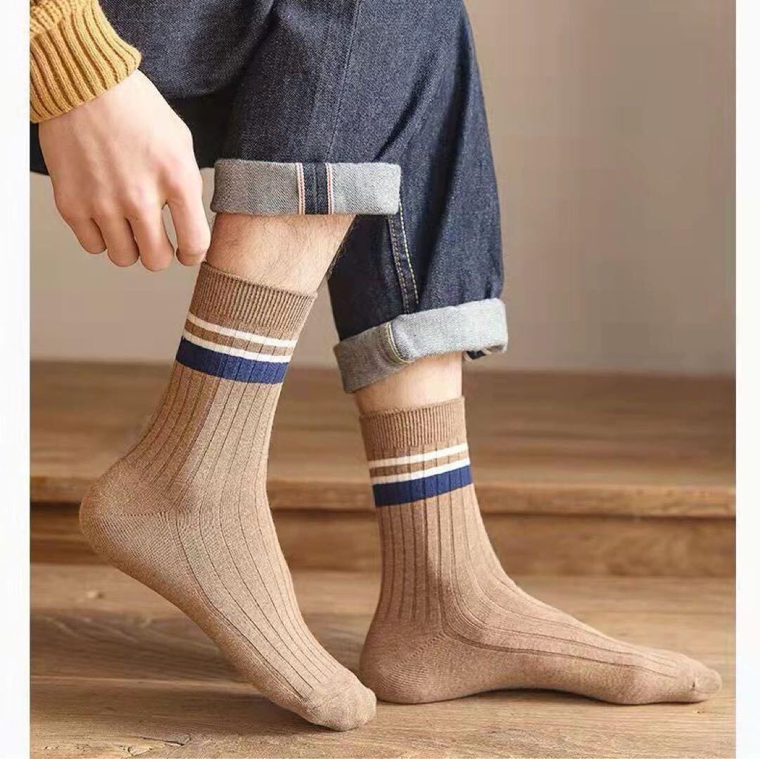 7足セット 男性用靴下 メンズソックス スニーカーソックス フリーサイズ クルー_画像5