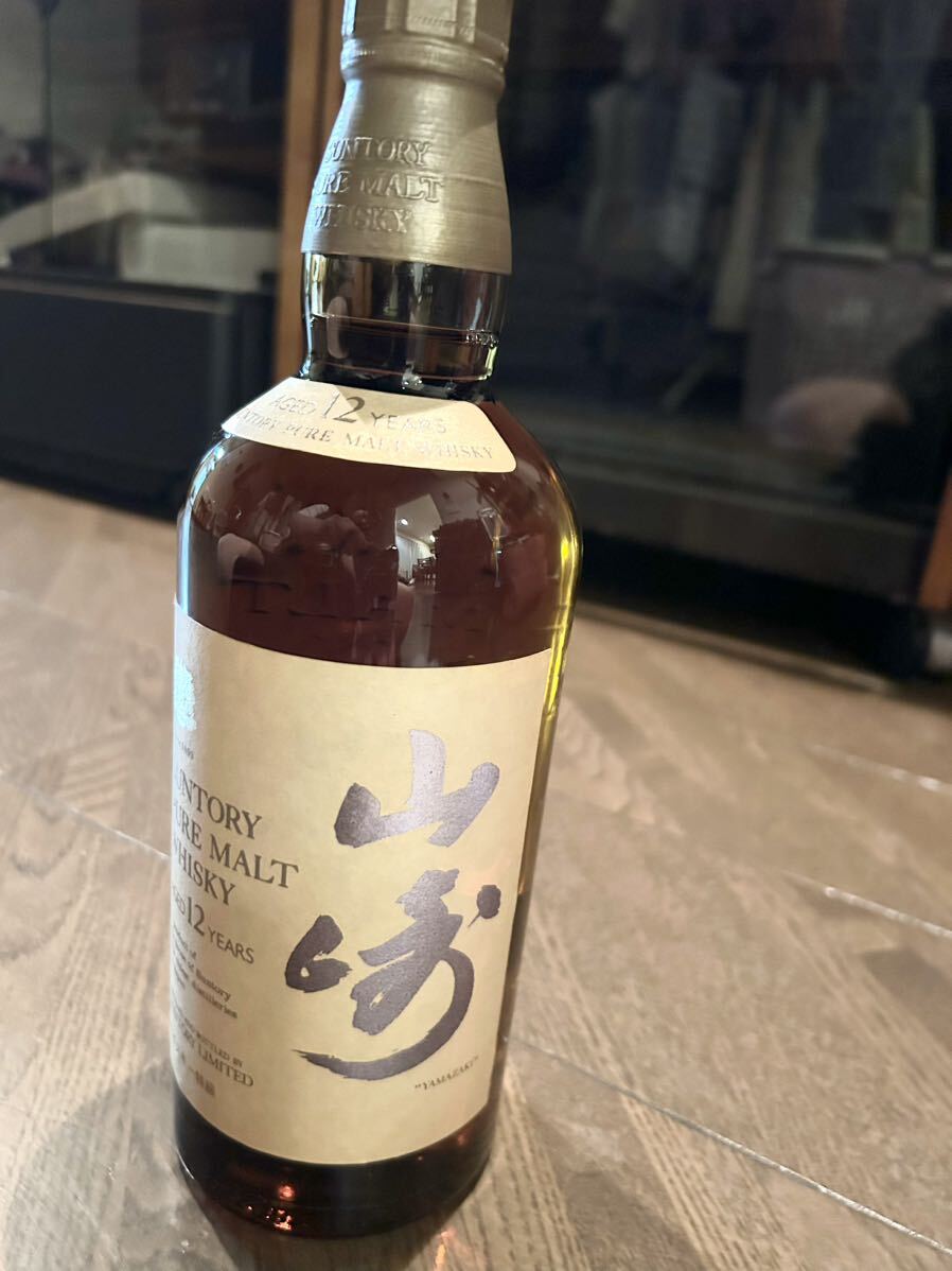 未開栓SUNTORY 山崎 12年 ピュアモルト サントリー ウイスキー 古酒 YAMAZAKI PURE MALT WHISKY 750ml 43%