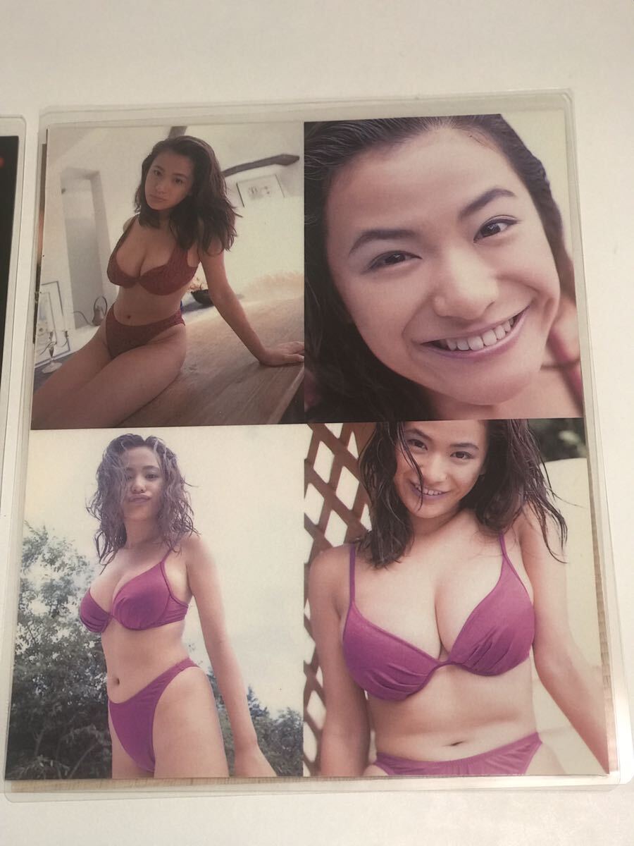 [150μ film thick laminate processing ] Aoki Yuuko 5 page magazine. scraps high leg swimsuit gravure 