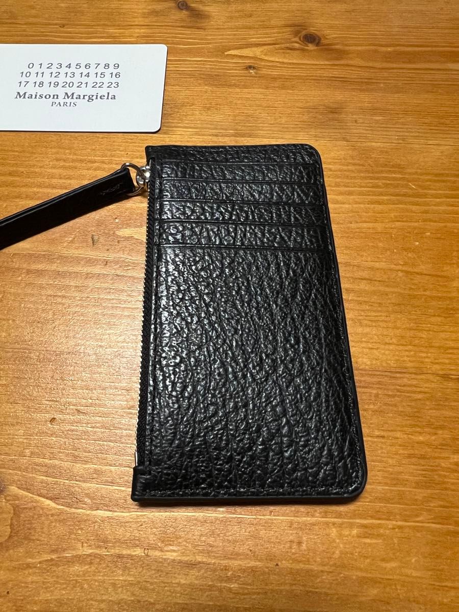 【新品未使用】Maison Margiela メゾンマルジェラ フラグメントケース  カードケース 財布 レザー ブラック