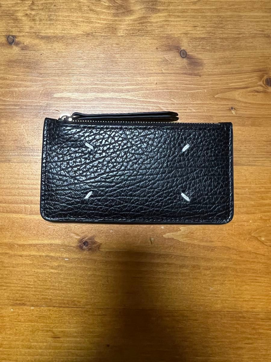 【新品未使用】Maison Margiela メゾンマルジェラ フラグメントケース  カードケース 財布 レザー ブラック