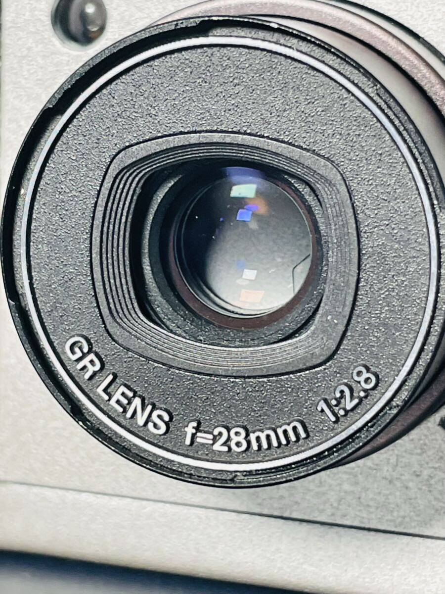 【美品】★シャッターOK★ RICOH リコー GR1s f=28mm 1:2.8 コンパクト フィルムカメラ 現状品の画像9