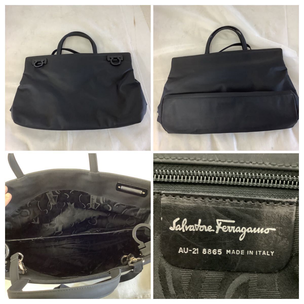 ◯営TK017-A10さT80【埼玉発】SALVATORE FERRAGAMO フェラガモ 4点売り EY-21 5386 BA21 4178 AU-21/AO38 AU-21 8865の画像3